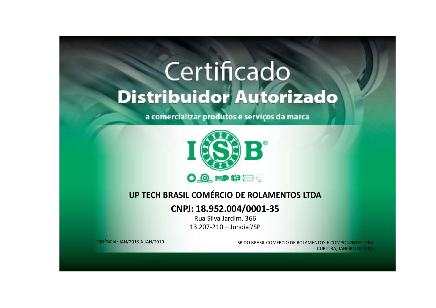 Distribuidor Autorizado - ISB
